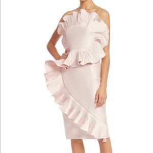 Badgley Mischka Pleated Dress (multicolor)